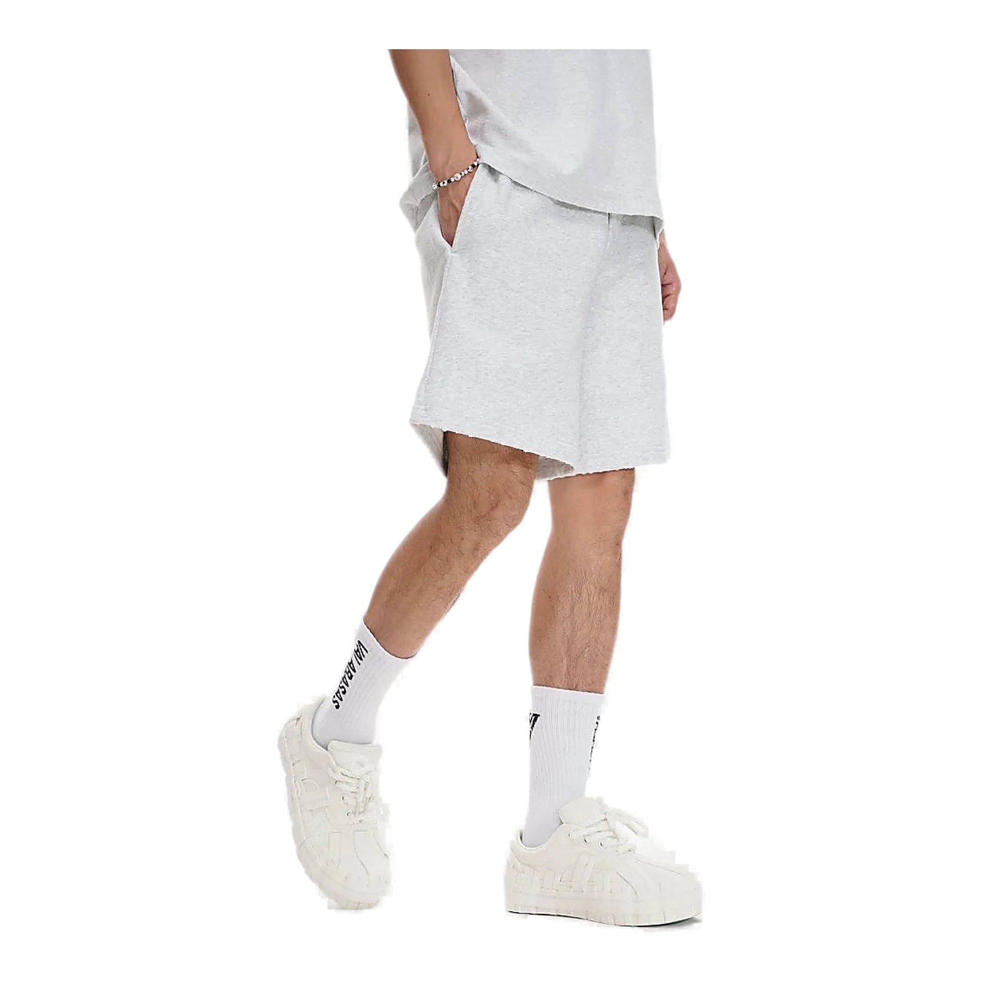 Valabasas Double-Stitch Shorts - Gray
