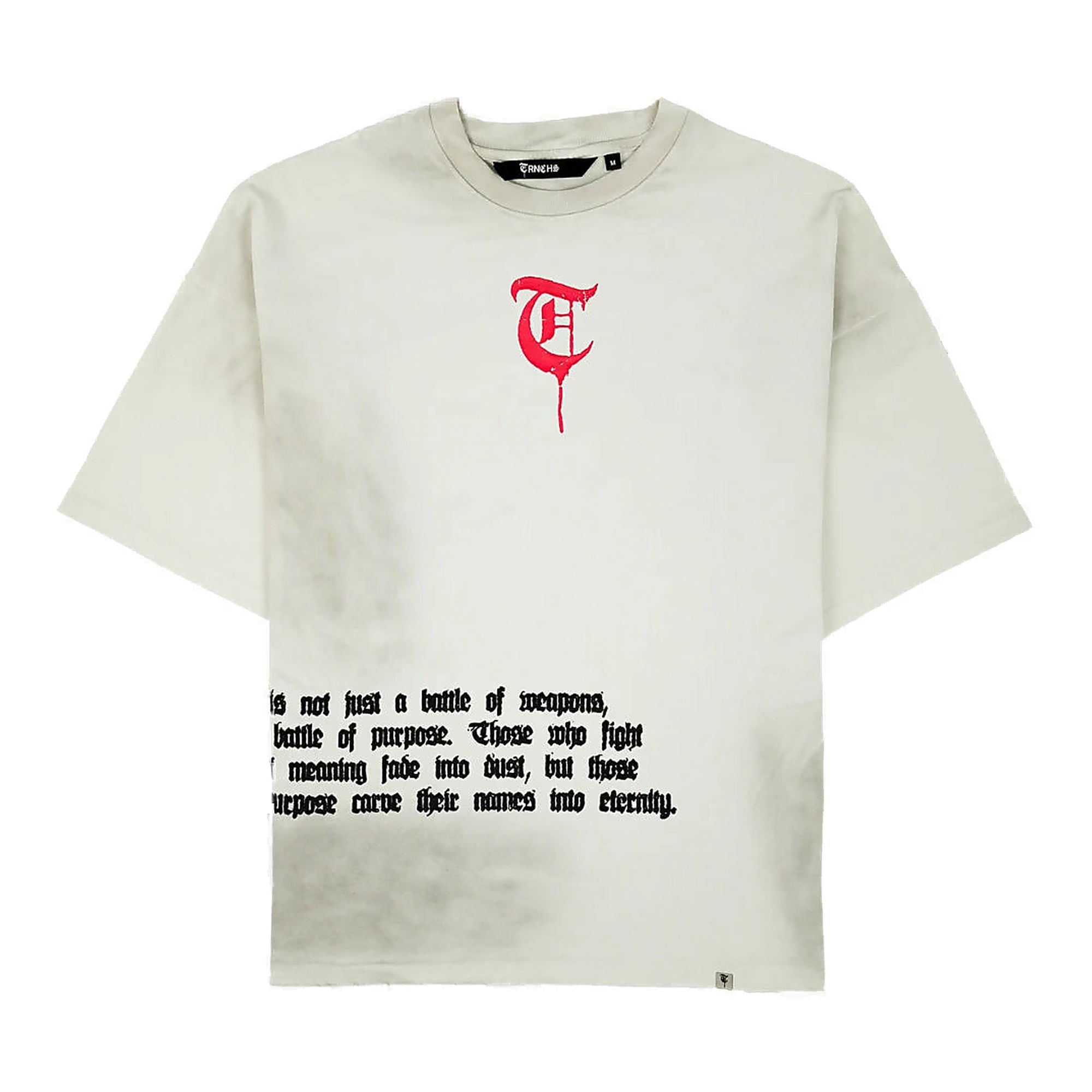 Trnchs "Etched In Eternity" T-Shirt - Off-White