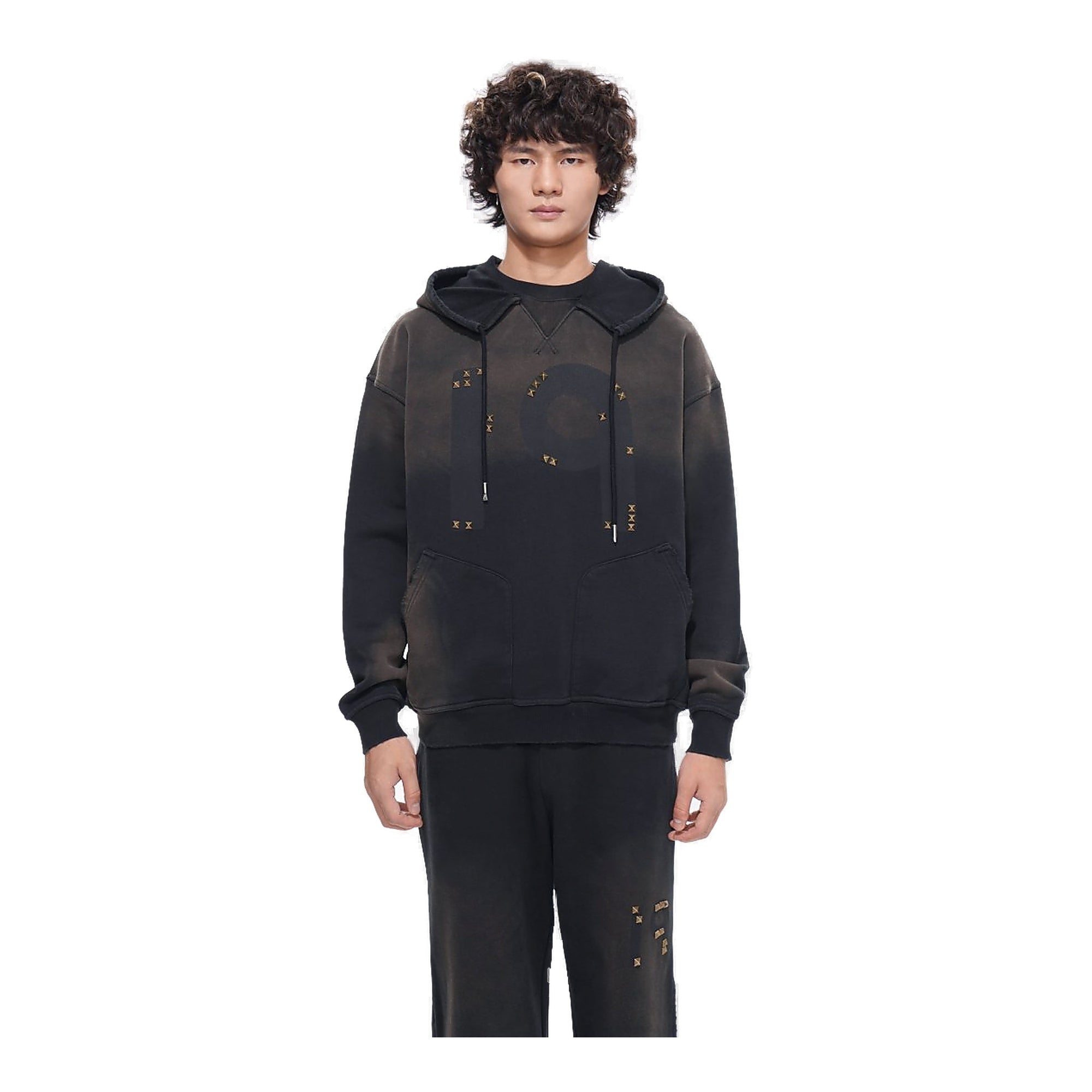 Valabasas Base Black Hoodie Men - Solid Color