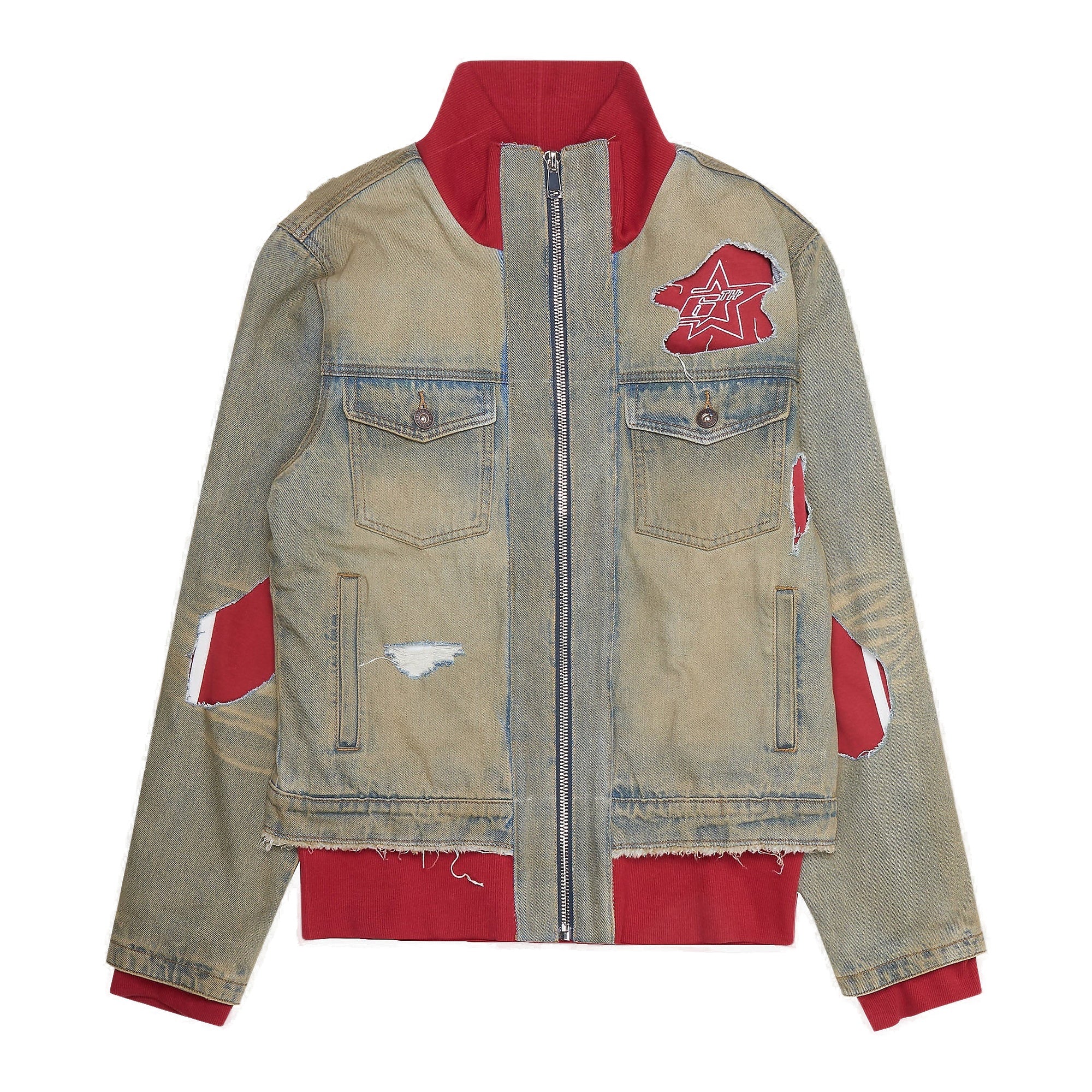 6Th Nbrhd Stripes Men's Jacket - Blue