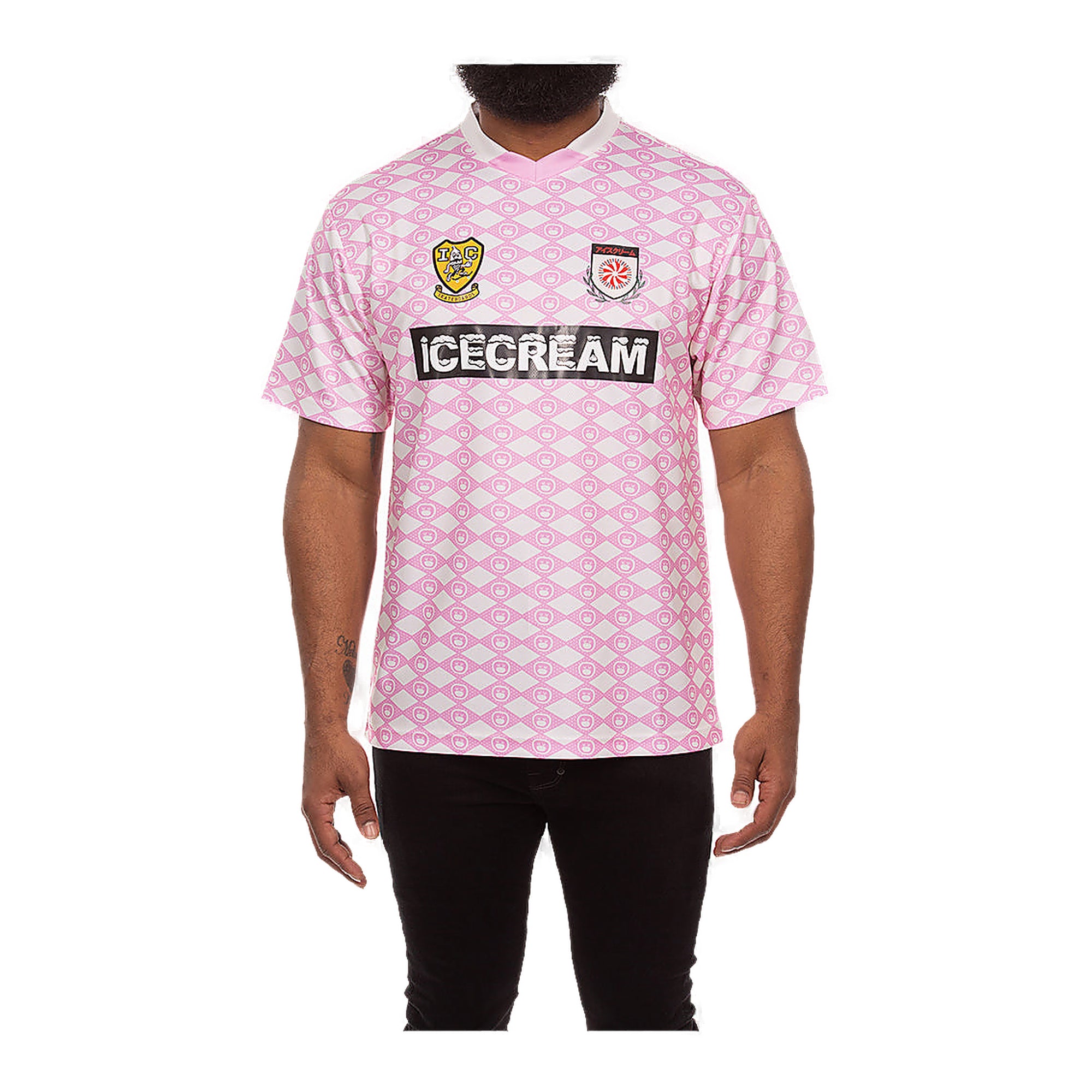 Ice Cream Geometric T-Shirt - Mesh