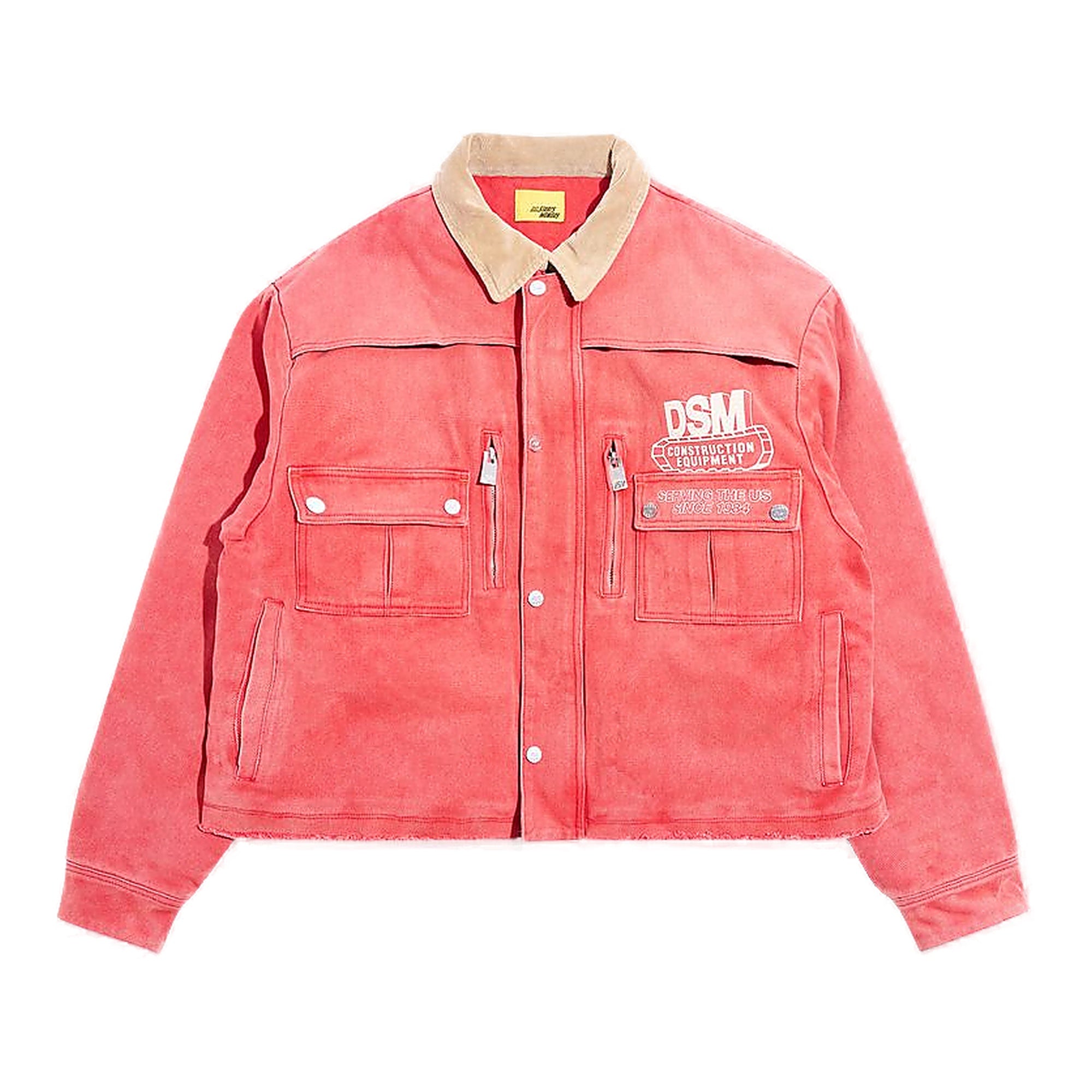 Diet Starts Construction Hopkins Jacket - Coral
