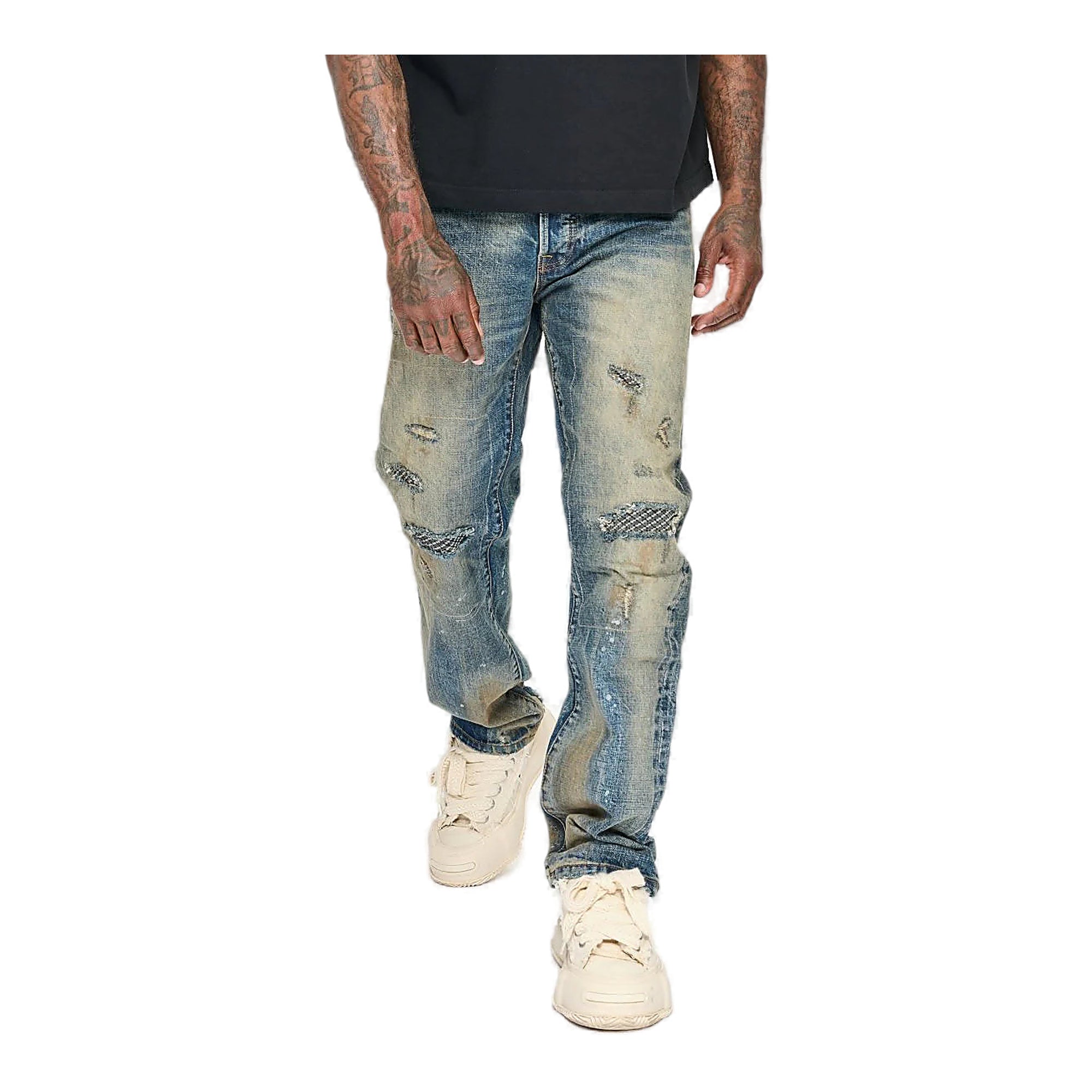 Valabasas Distressed Jeans - Distressed Wash