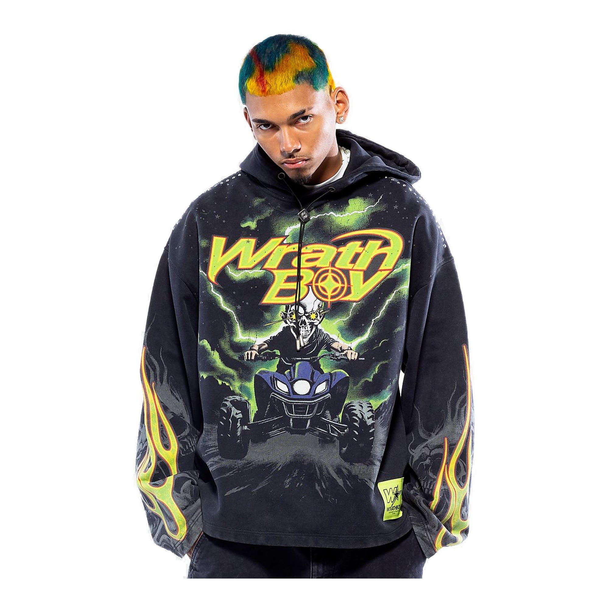 Wrathboy Kill Your Demons Men's Black Hoodie
