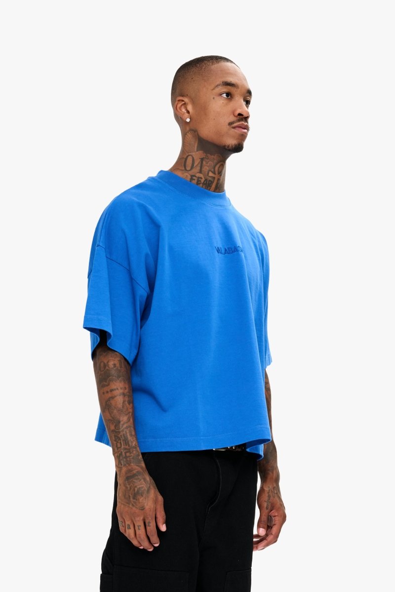 Essential Crop Tee Electric Blue - Valabasas