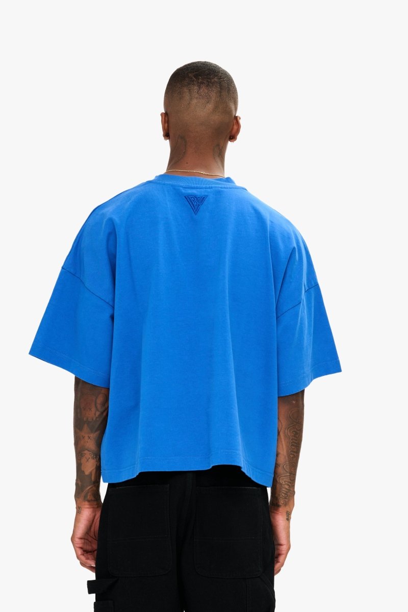 Essential Crop Tee Electric Blue - Valabasas