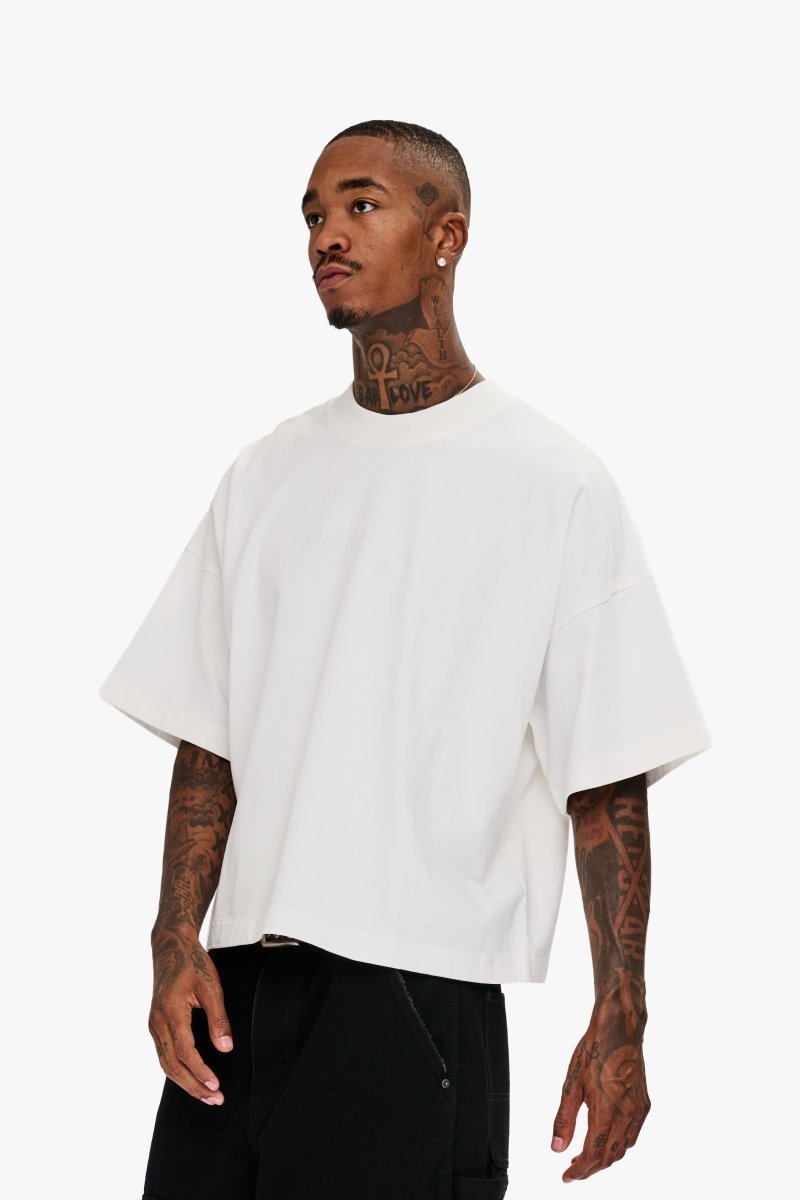 Essential Crop Tee White - Valabasas