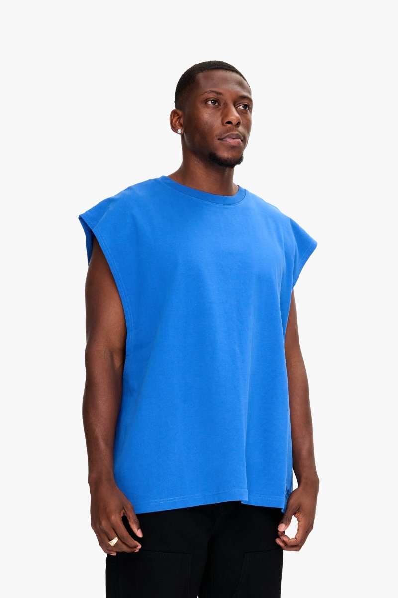 Essential Sleeveless Tee Electric Blue - Valabasas