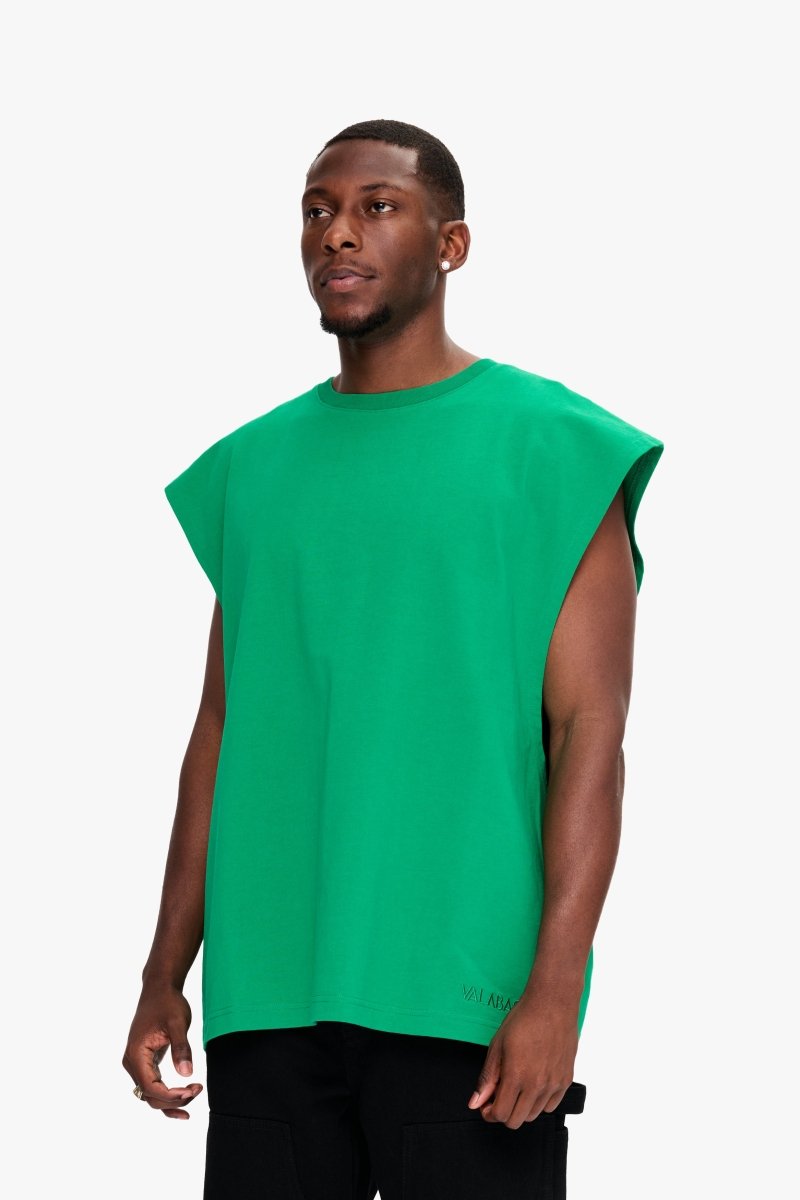 Essential Sleeveless Tee Green - Valabasas