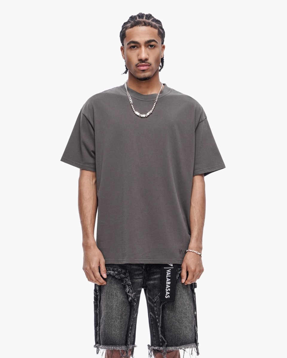 Essential Tank Grey Tee - Valabasas