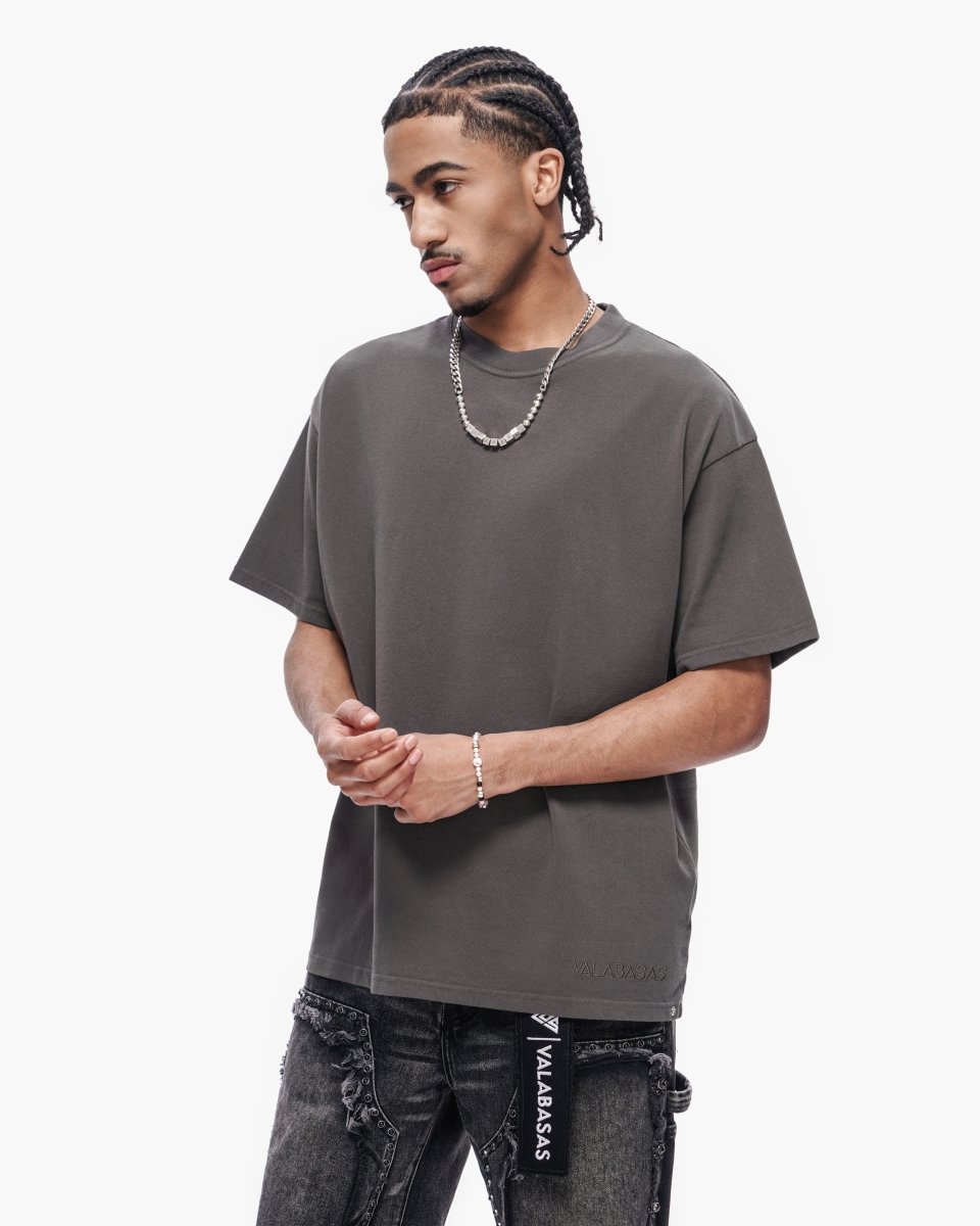 Essential Tank Grey Tee - Valabasas