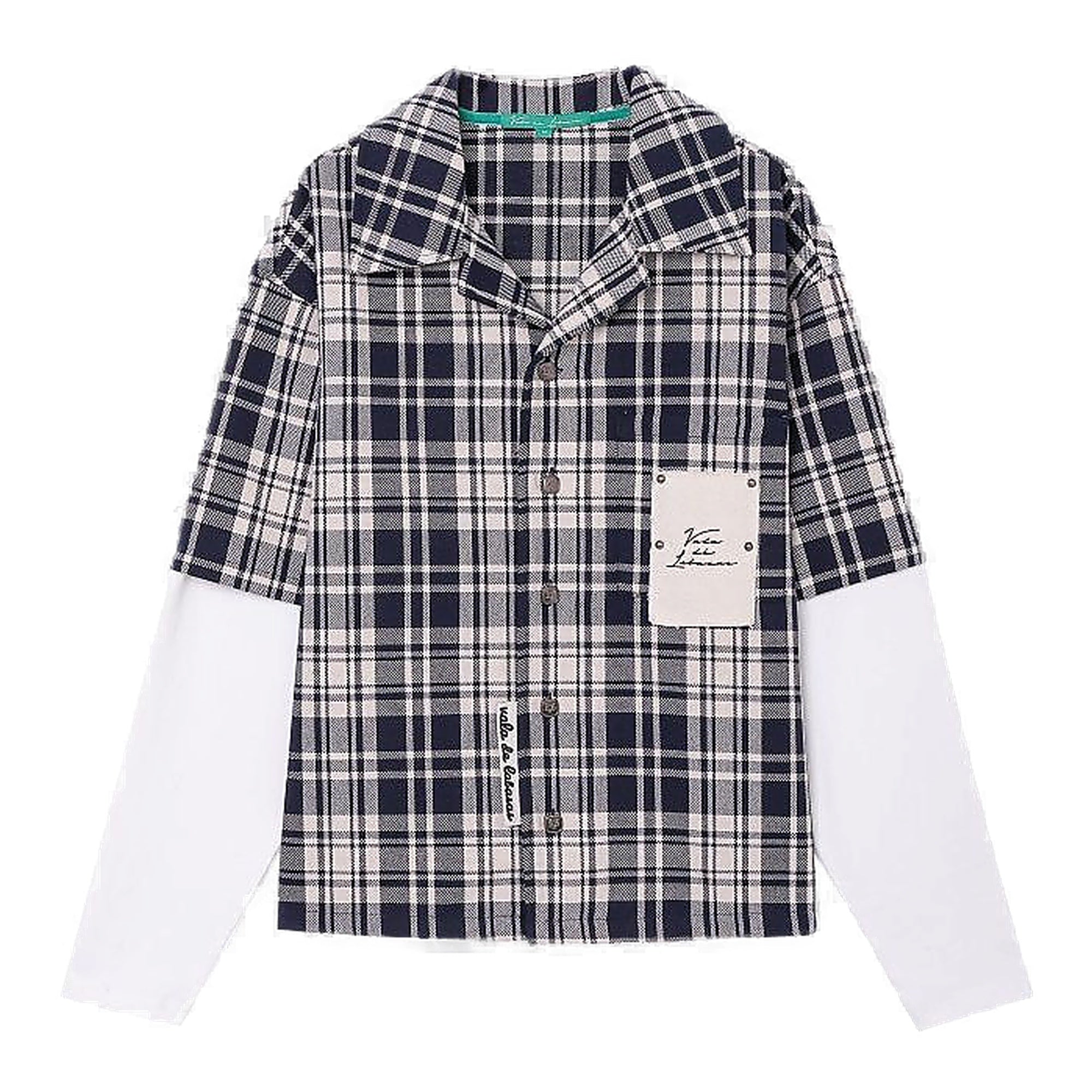 Vala De Labasas Luz Plaid Button Down Shirt - Classic Pattern