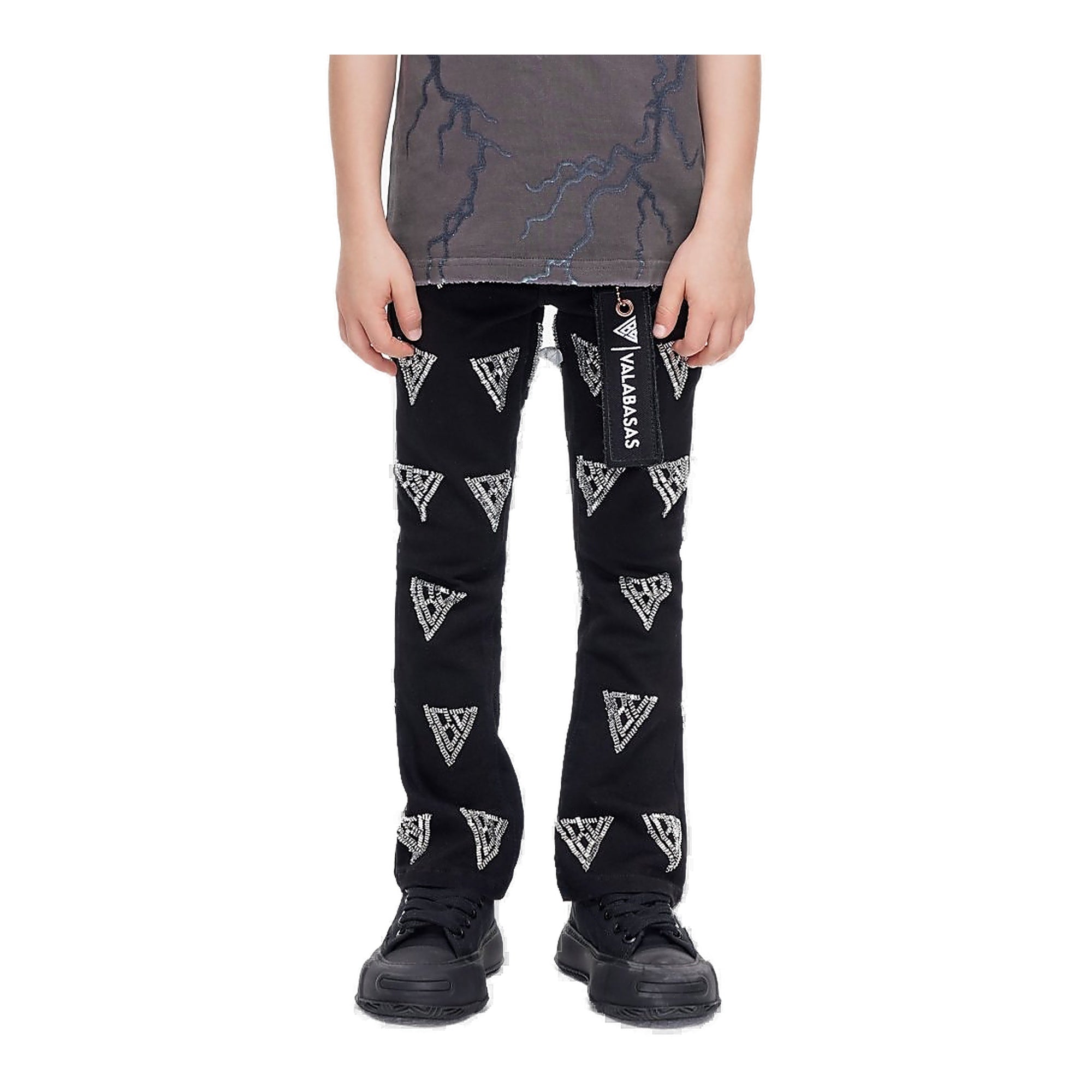 Valabasas Code Stacked Denim Youth Jeans - Sleek Design