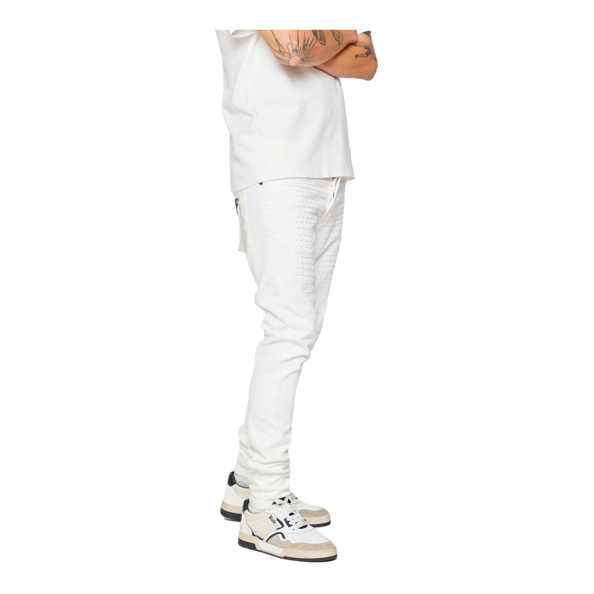 6Th Nbrhd Wuadlupe Men's Jeans - White