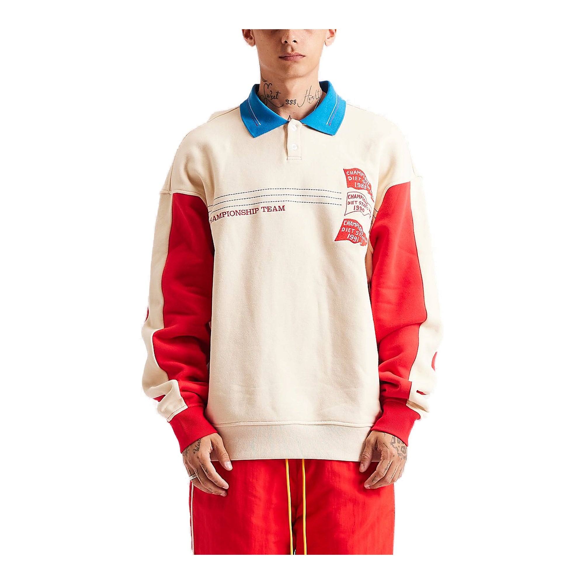 Champion Sport Pullover Men's Sweatshirt - Beige