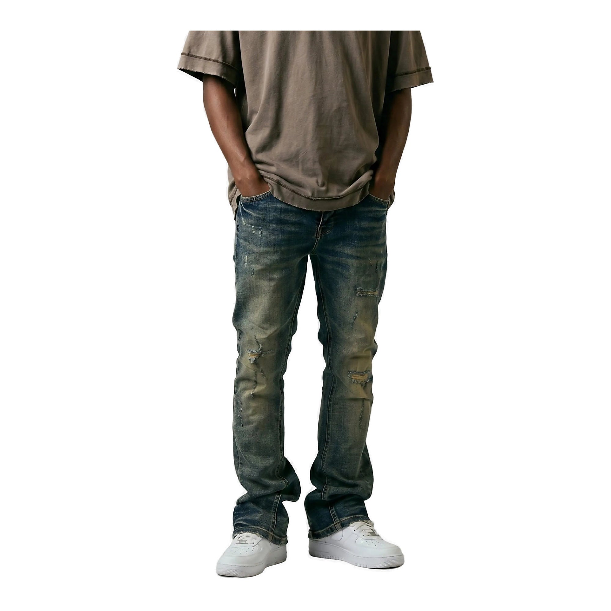 Silnt Chptrs Reality Jeans - Stacked Flare