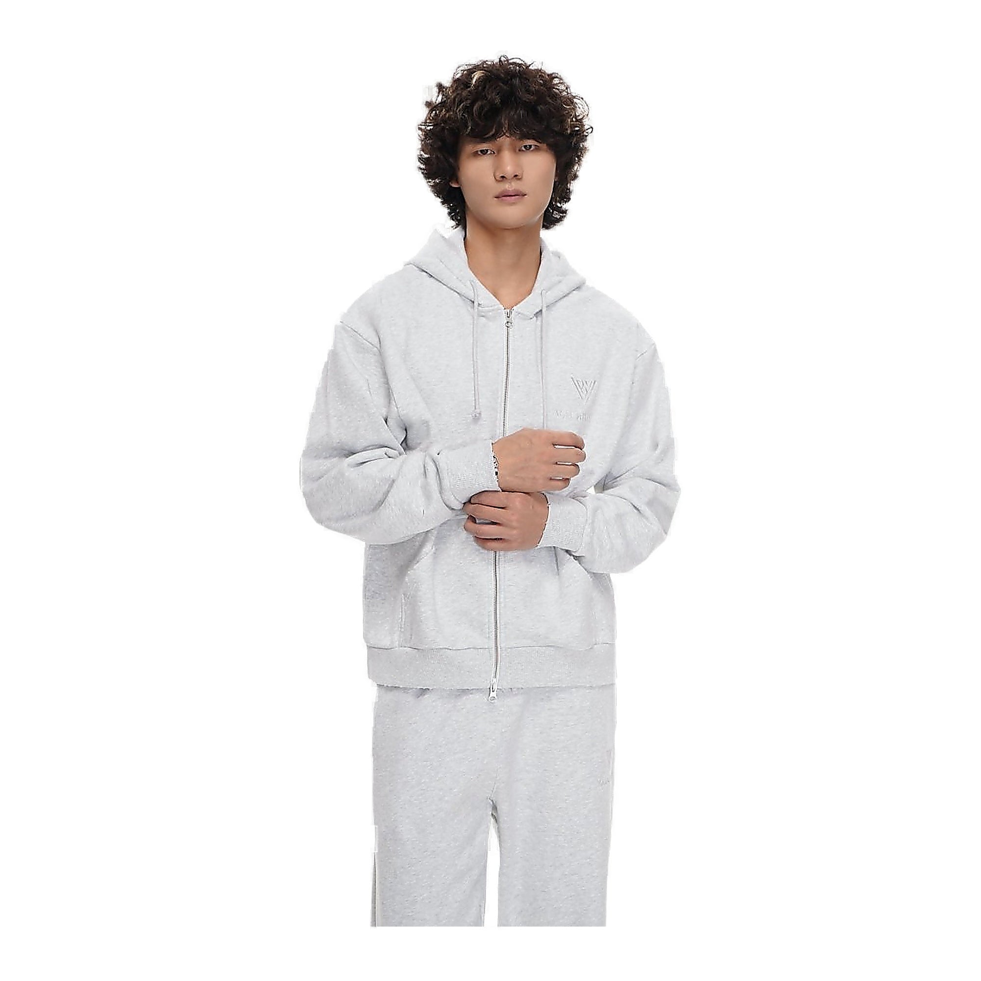 Valabasas Mr. Fleece Jacket - Relaxed Fit Light Grey