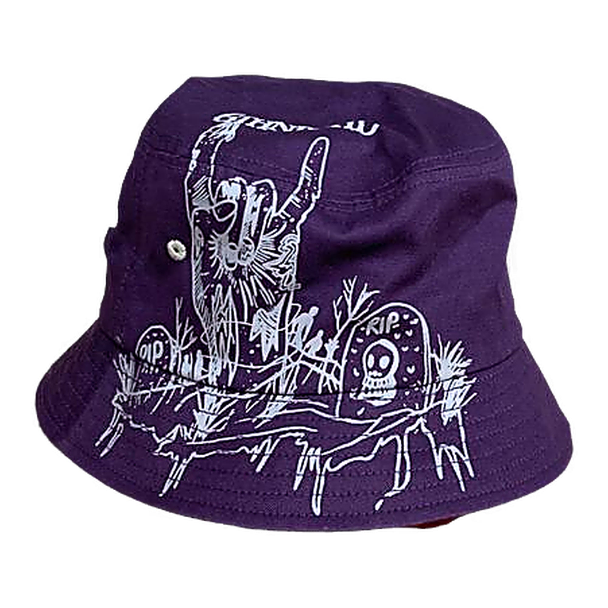 "FinaleRest" Bucket Hat Black