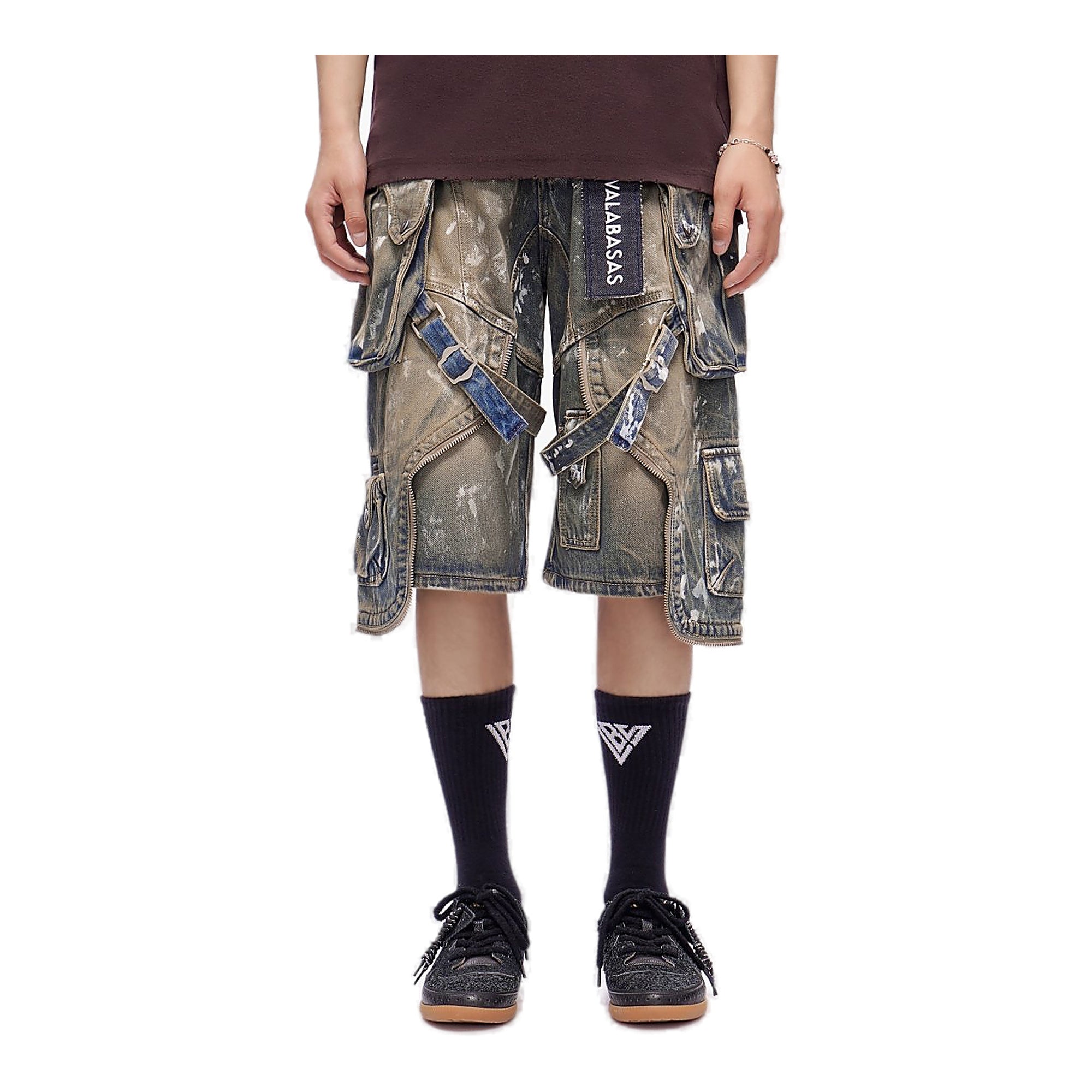 Valabasas Utility Jorts - Distressed Cargo