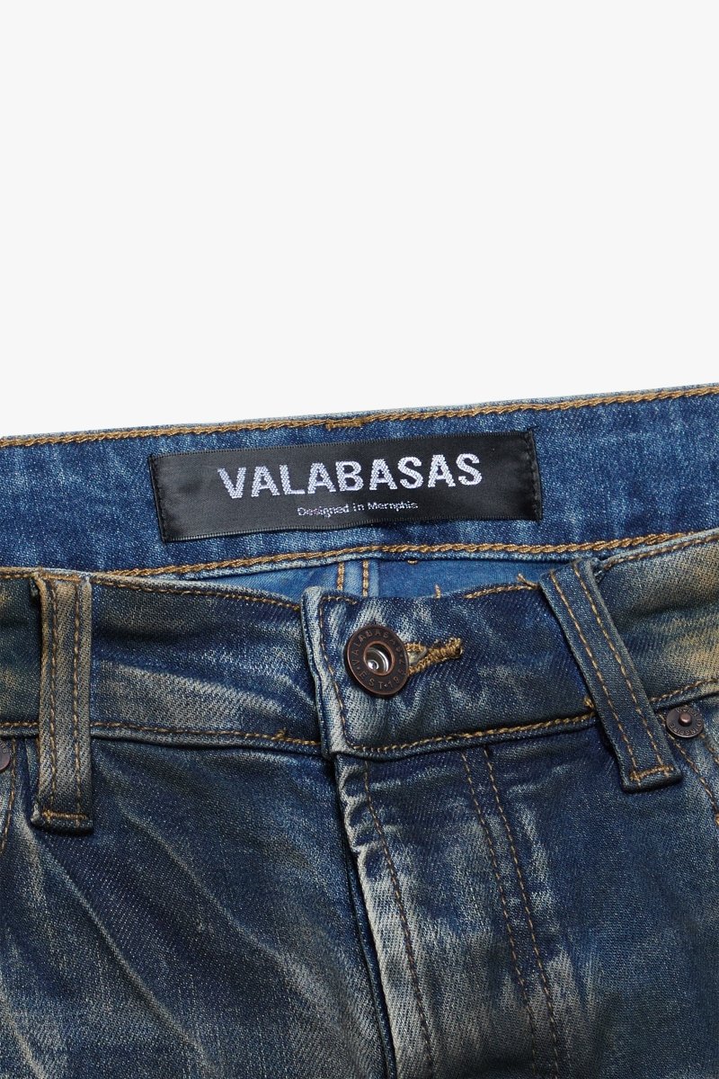 Fax Vt. Blue Dk. Blue Wash Stacked - Valabasas