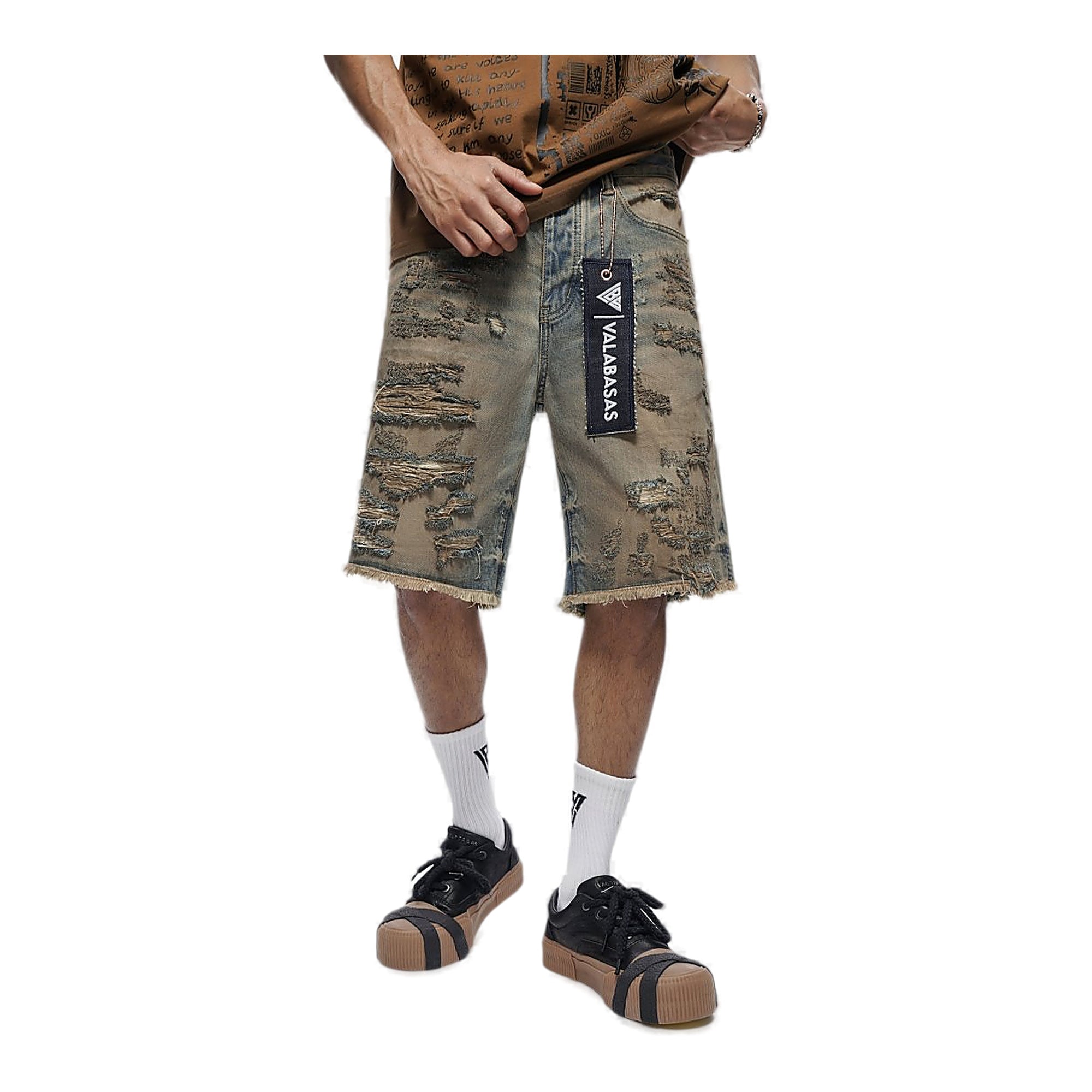 Valabasas Frayed Shorts - Distressed