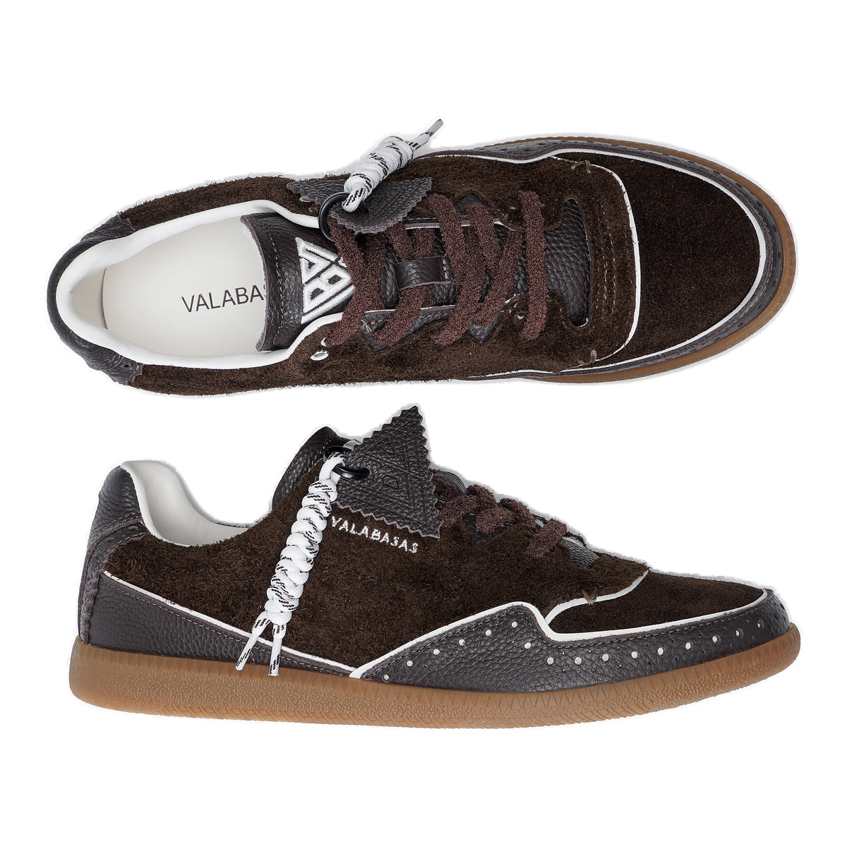 Valabasas Braided Sneakers - Perforated Earth/Creme
