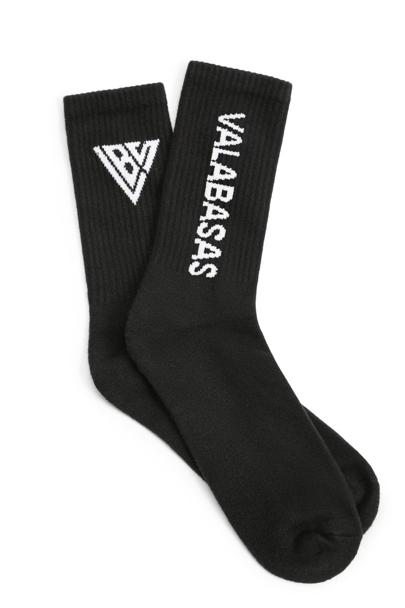 Footprint Socks Black - Valabasas