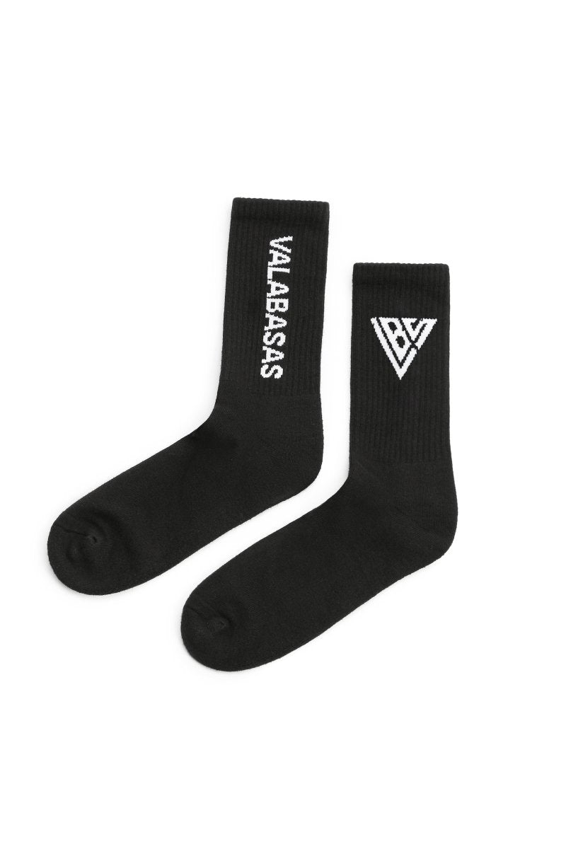 Footprint Socks Black - Valabasas
