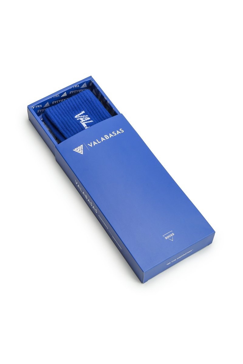 Footprint Socks Electric Blue - Valabasas