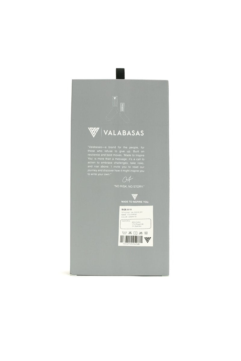 Footprint Socks Graphite - Valabasas