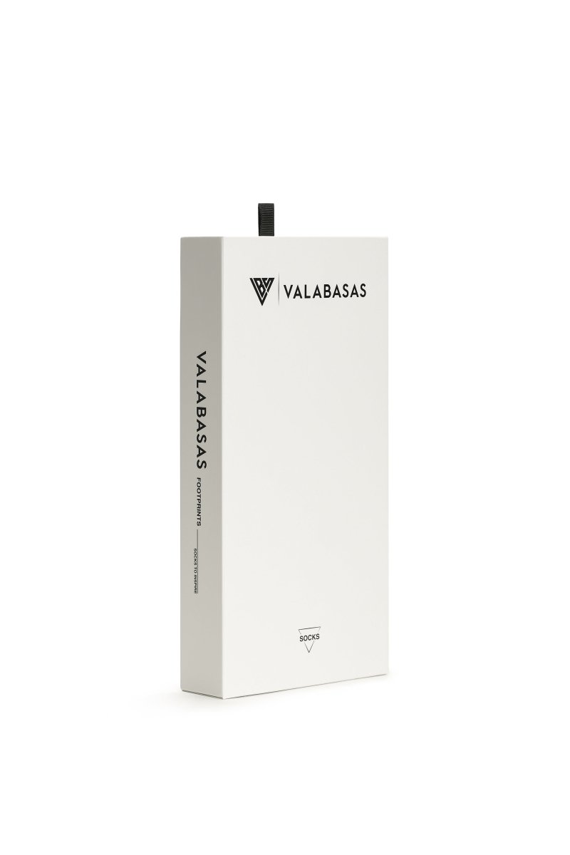 Footprint Socks White - Valabasas