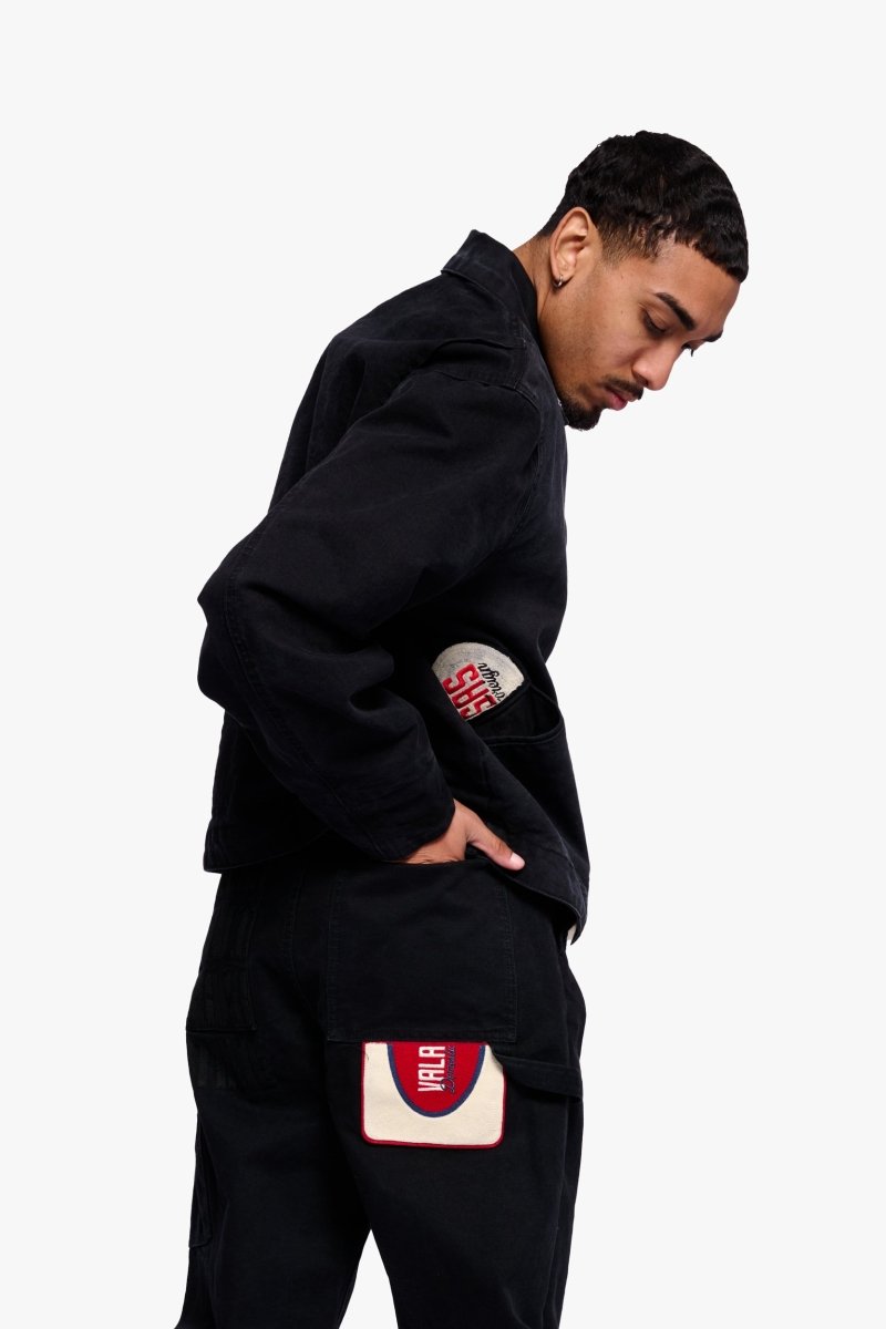 Foreign Black Workwear Jacket - Valabasas