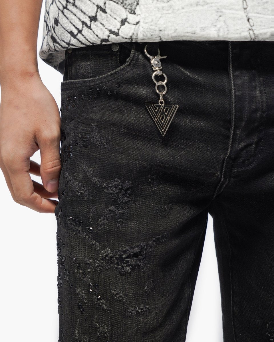 Form Black Wash Skinny Jeans - Valabasas
