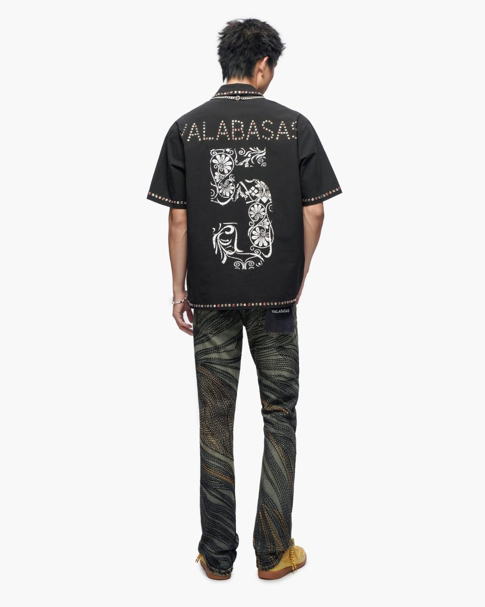 Framework Black Button Down Shirt - Valabasas