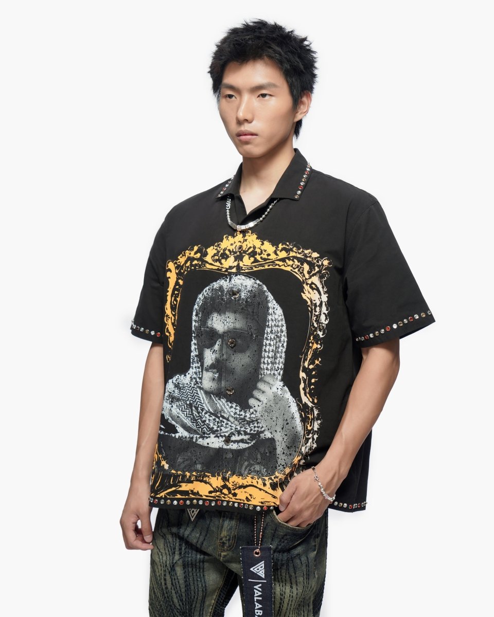 Framework Black Button Down Shirt - Valabasas