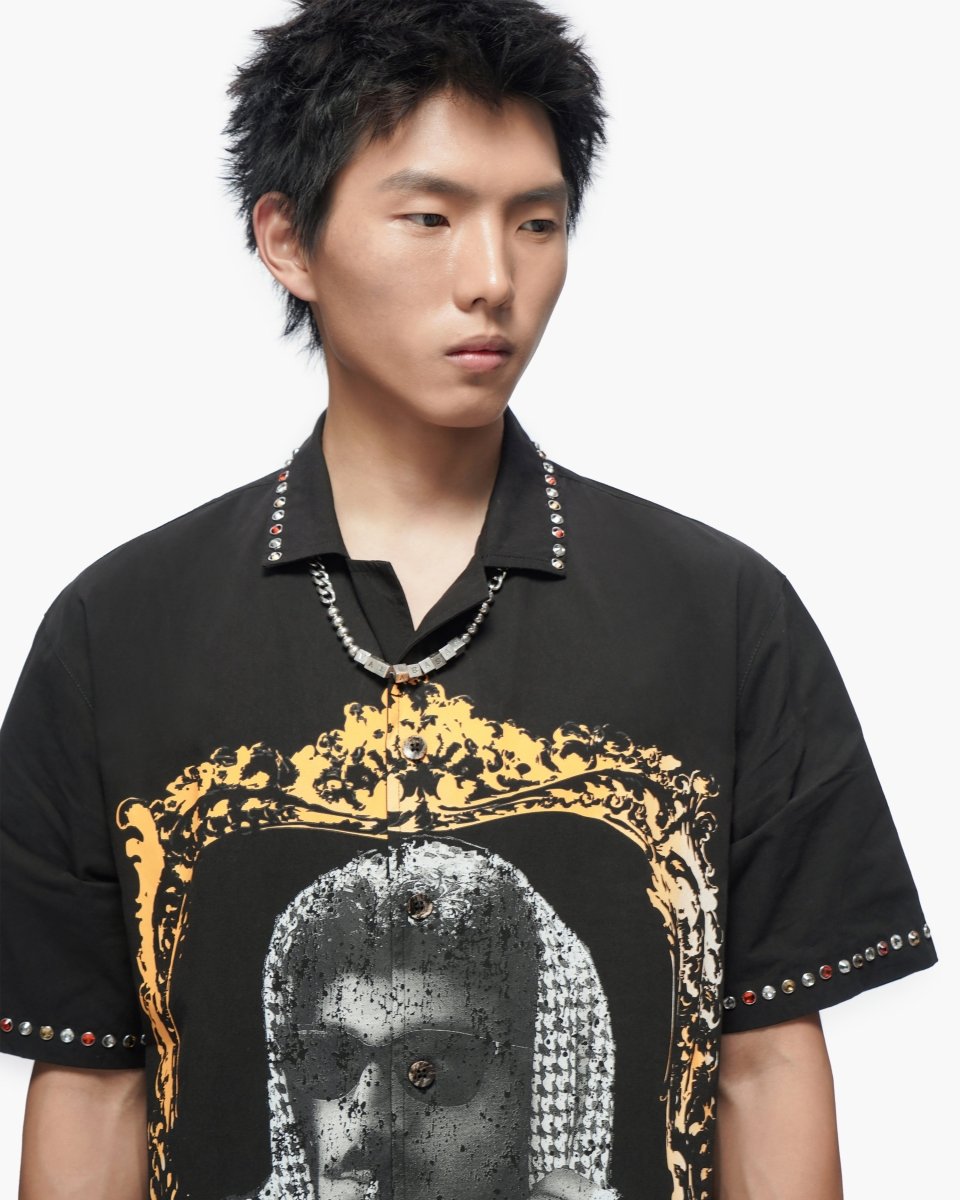 Framework Black Button Down Shirt - Valabasas