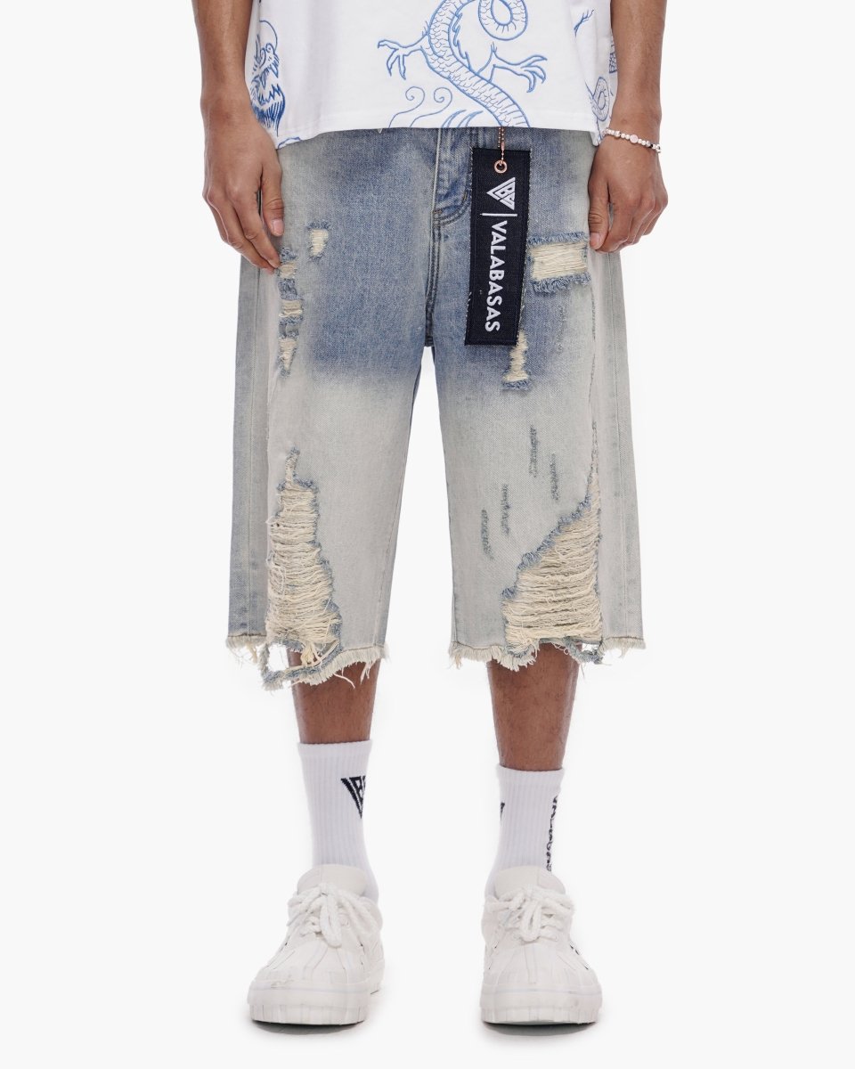 Fuse Jorts Light Blue Wash - Valabasas