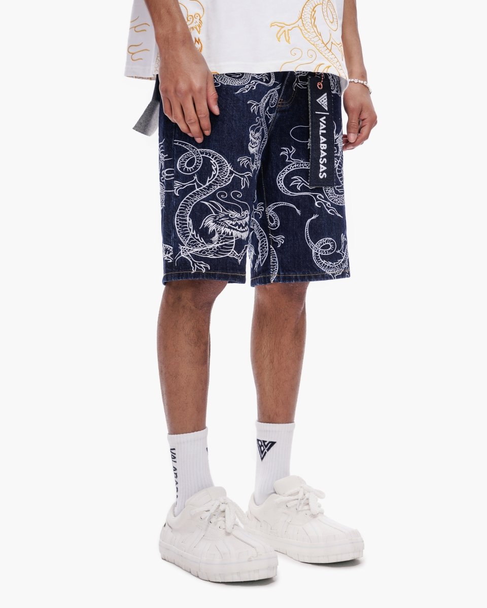 Ganru Shorts Dark Blue - Valabasas