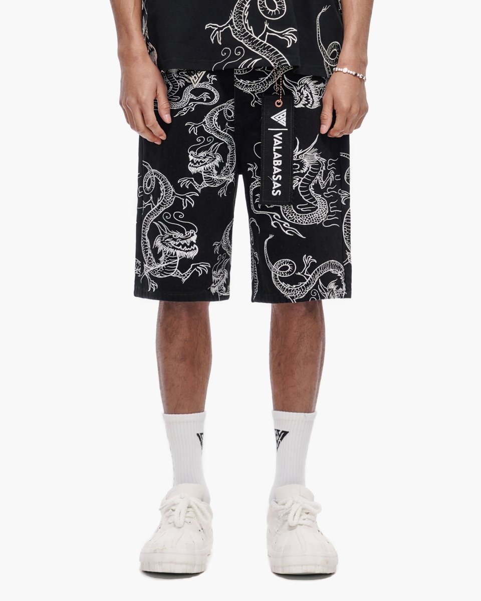Ganru Shorts Jet Black - Valabasas