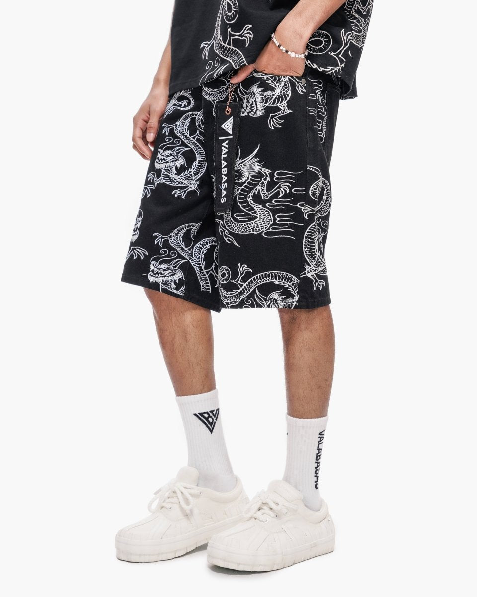 Ganru Shorts Jet Black - Valabasas