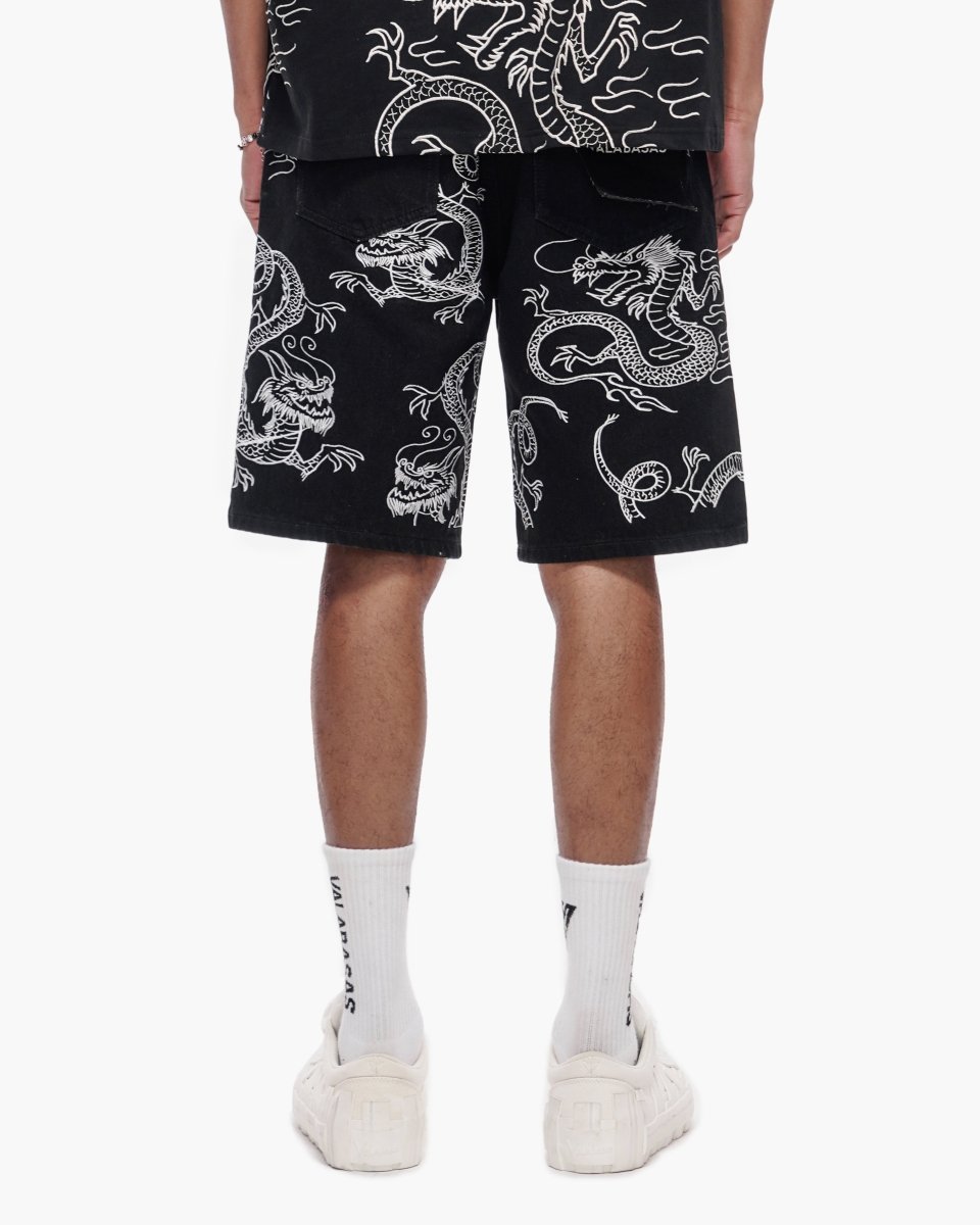 Ganru Shorts Jet Black - Valabasas