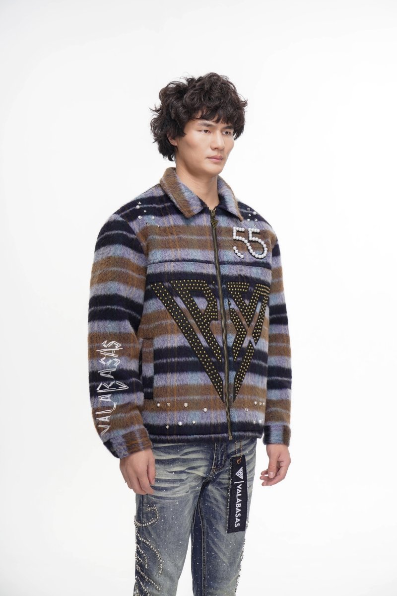 Garland Woven Jacket Brown - Valabasas