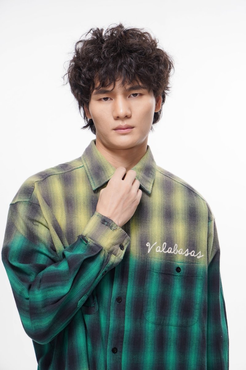 Glory Green Button Down - Valabasas