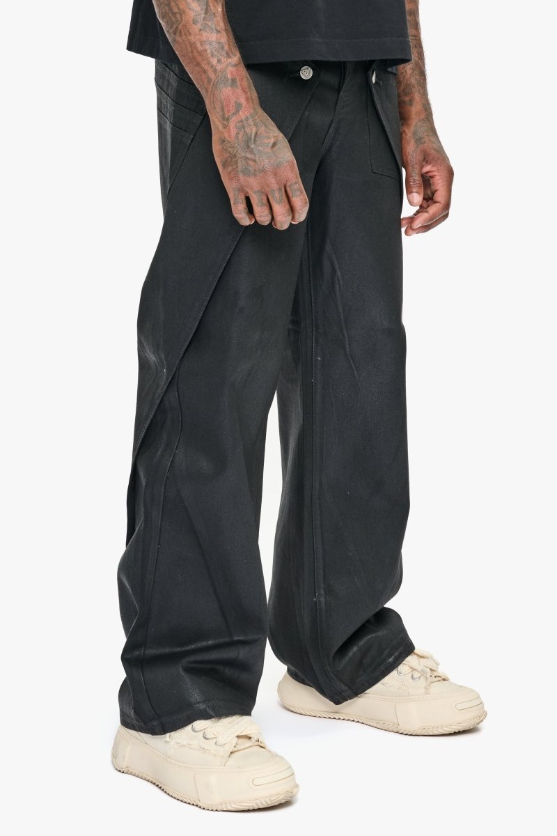 Gozai Black Waxed Baggy - Valabasas
