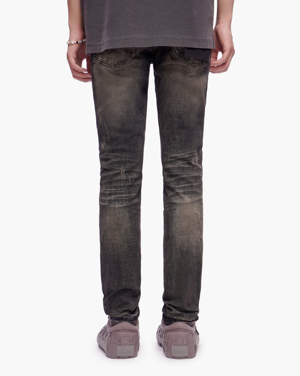 Haste Black Grey Wash Skinny Jeans - Valabasas