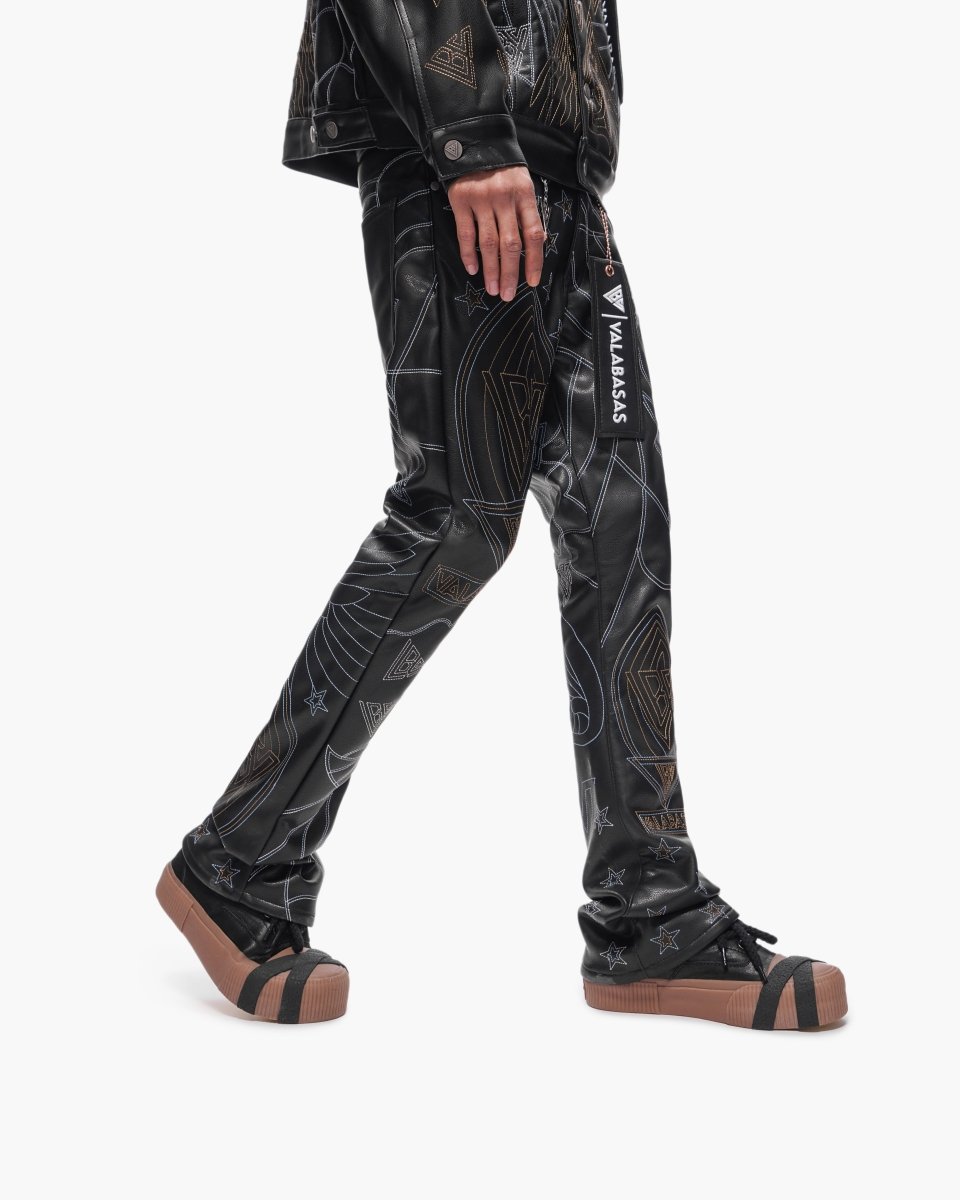 Havoc Vegan Leather Black Stacked - Valabasas