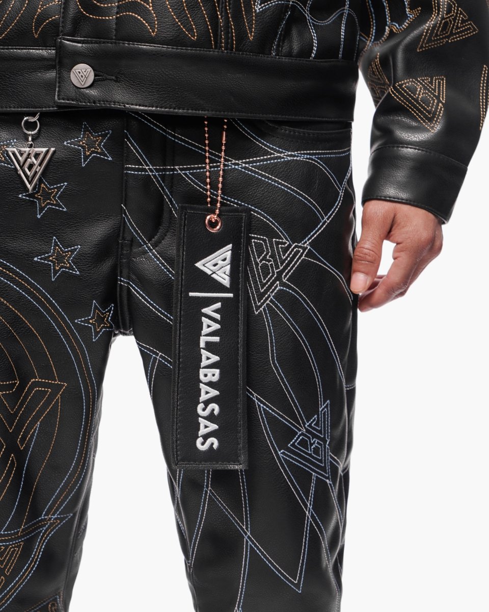 Havoc Vegan Leather Black Stacked - Valabasas