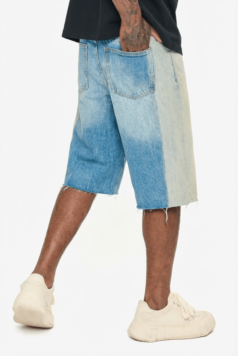 Hay Dark Light Blue Jorts - Valabasas