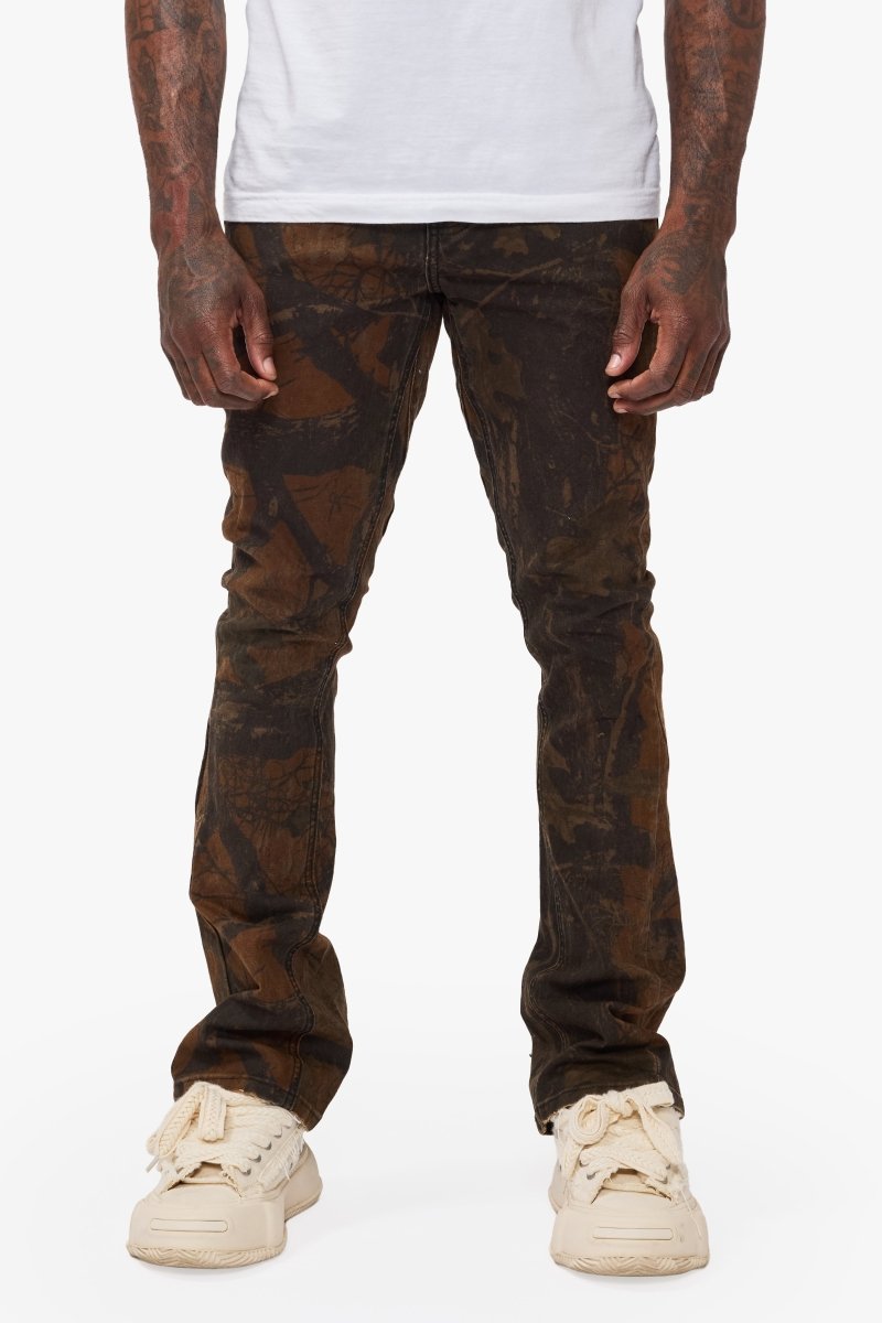 Hazard Wilderness Camo Stacked Jeans - Valabasas