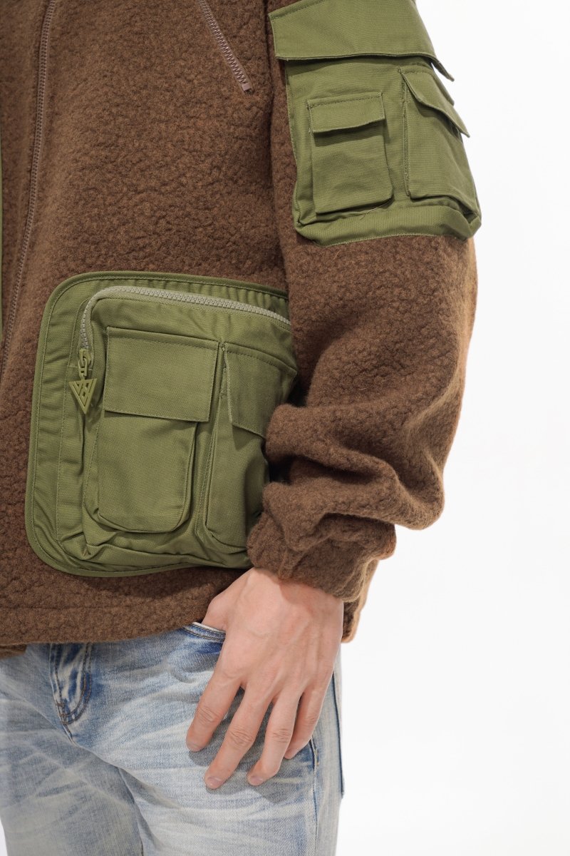 Hike Brown Sherpa Jacket - Valabasas